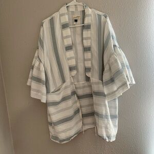 Striped Kimono Cardigan